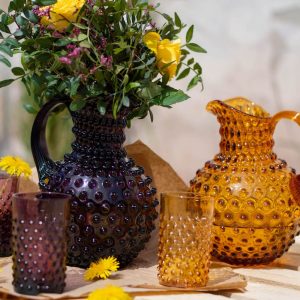 Klimchi <br>Amber Hobnail Tumblers (set of 2) - Image 3