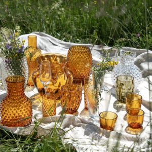 Klimchi <br>Amber Hobnail Tumblers (set of 2) - Image 5