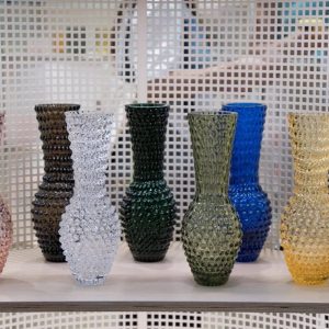 Klimchi <br>Electric Blue Hobnail Fugu Vase - Image 5