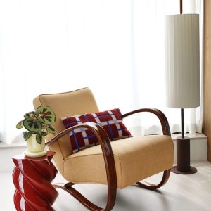 &Klevering <br>Side Table Marshmallow Burgundy - Image 4