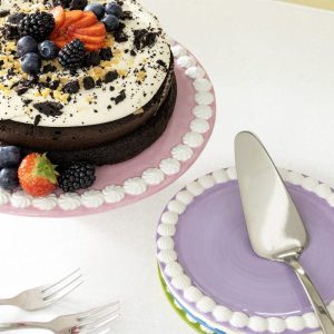 &Klevering <br>Whip Cake Platter Pink - Image 4