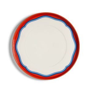 &Klevering <br>Plate Daydream Bulge Red