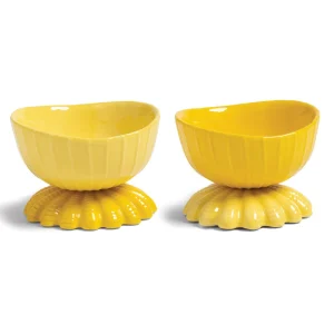 &Klevering <br>Coupe Clam Yellow - Set of 2