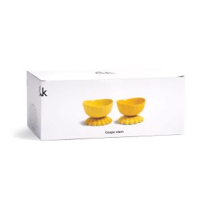&Klevering <br>Coupe Clam Yellow - Set of 2 - Image 4