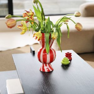 &Klevering <br>Vase Rhombic Red - Image 5