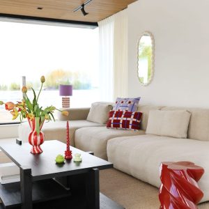 &Klevering <br>Vase Rhombic Red - Image 6