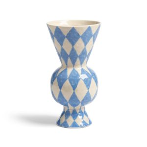 &Klevering <br>Vase Rhombic Blue