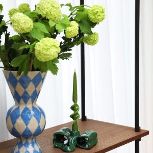 &Klevering <br>Candle Holder Ribbon Green - Image 5