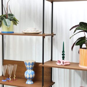 &Klevering <br>Candle Holder Ribbon Pink - Image 3