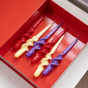 &Klevering <br>Candle Alpha Sunset - Set of 3 - Image 4