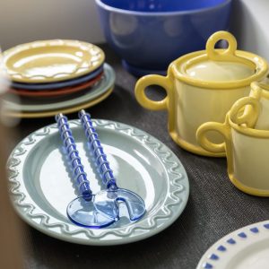 &Klevering <br>Salad Server Sling Blue - Image 3