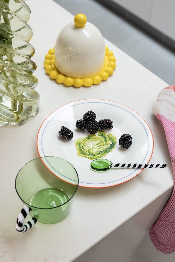 &Klevering <br>Spoon Duet Green - Set of 4 - Image 4