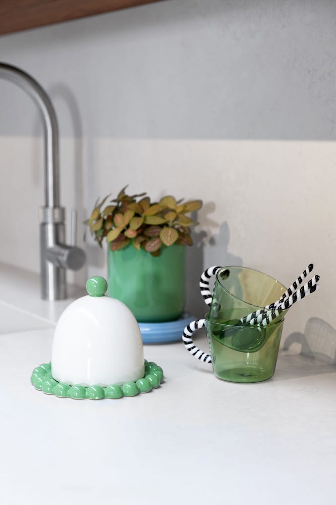 &Klevering <br>Spoon Duet Green - Set of 4 - Image 5