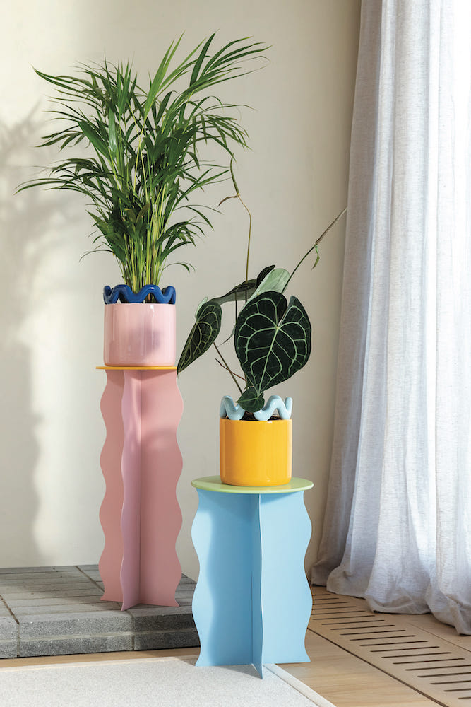 &Klevering <br>Planter Sway Pink - Image 2