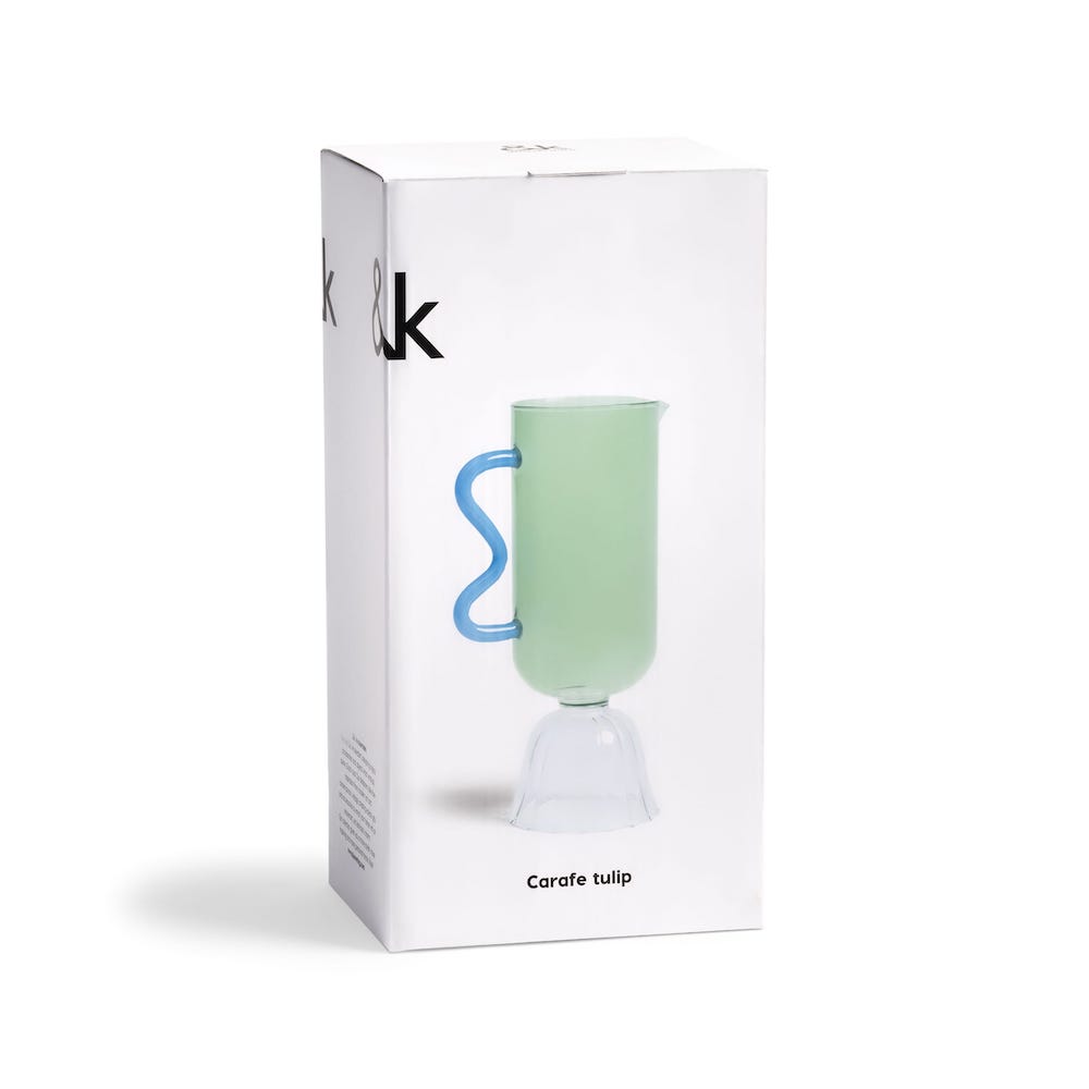 &Klevering <br>Tulip Carafe Green - Image 5