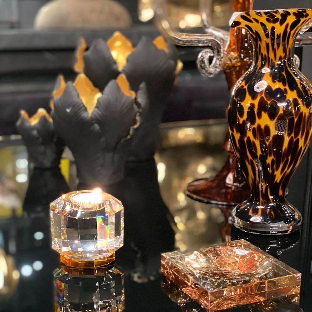 Abhika <br> Crissy Ash Tray Amber - Image 2