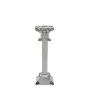 Abhika <br> Vetro Quadro Candle Holder Grey M
