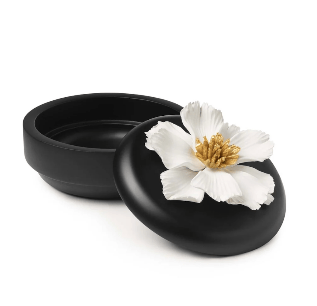 Abhika <br> Peony Flat Box Black - Image 2