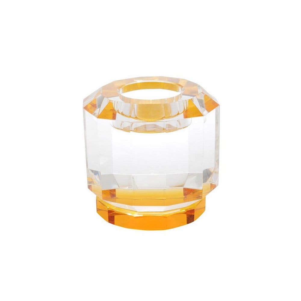 Abhika <br> Crissy Candle Holder Amber