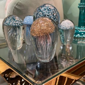 Abhika <br> Jellyfish In Glass - Blue L - Image 4