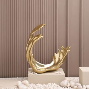 Objetto Home <br> Regalia Gold Sculpture