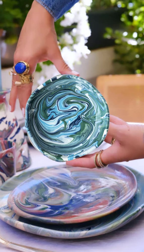 Ines Mercadal <br>Abstracto Mini Plate - Absinthe - Image 2