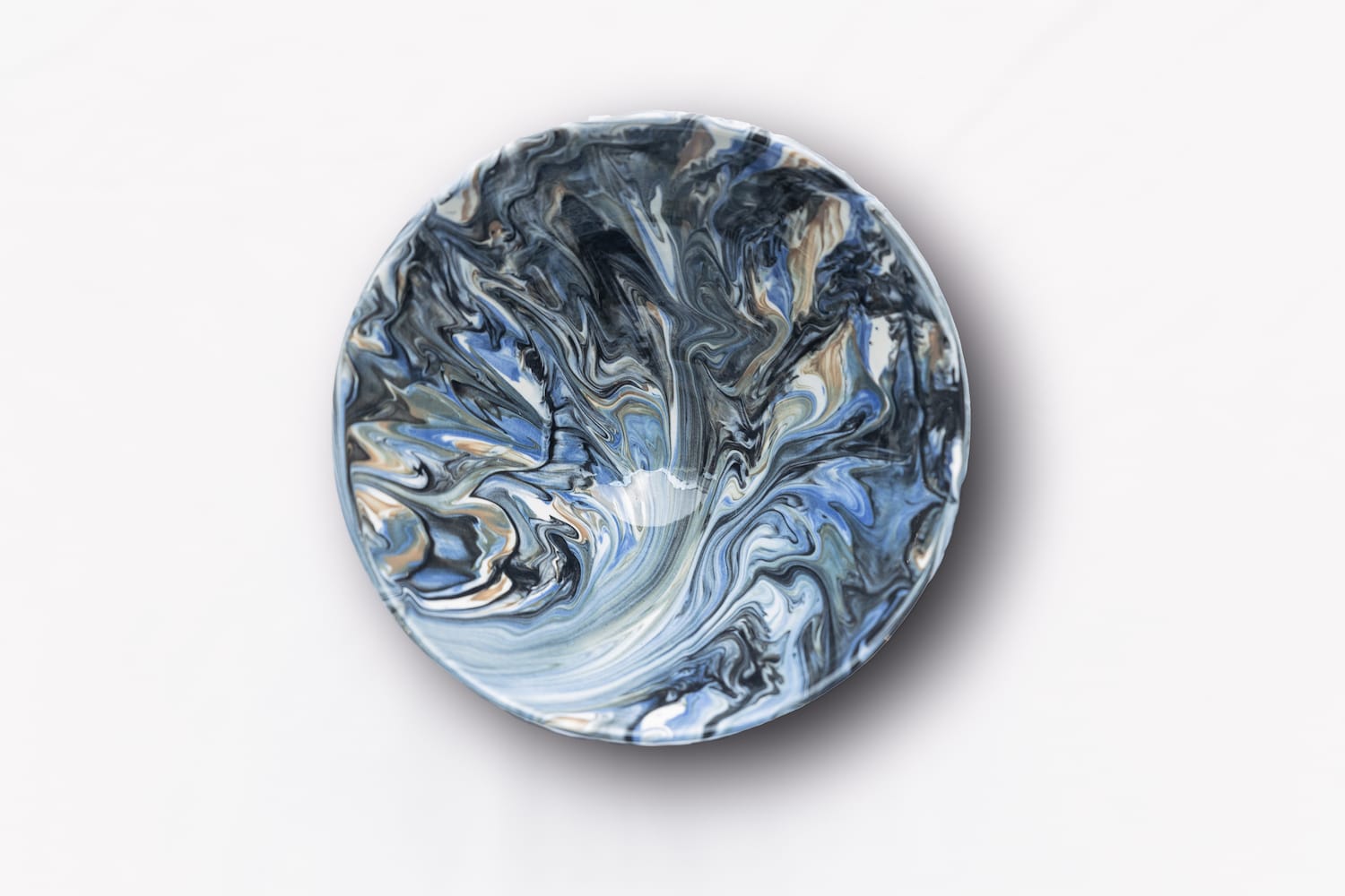 Ines Mercadal <br>Abstracto Salad Bowl - Orage - Image 2