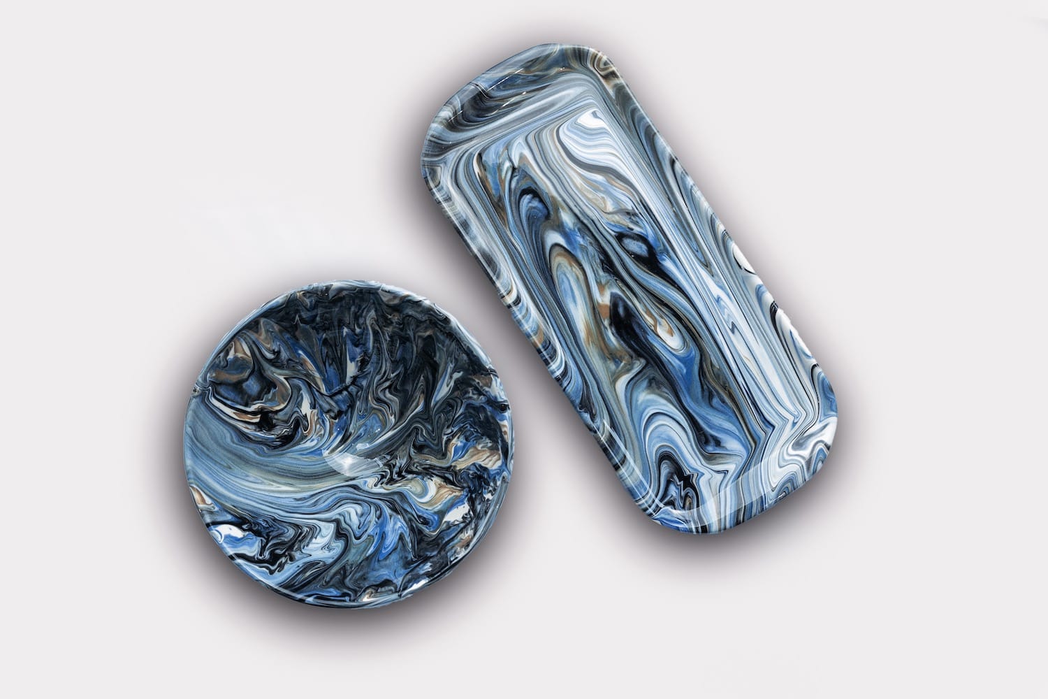 Ines Mercadal <br>Abstracto Salad Bowl - Orage - Image 3