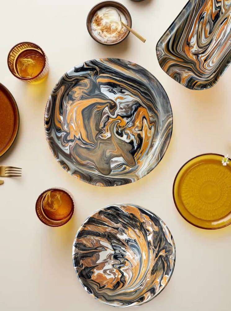 Ines Mercadal <br>Abstracto Salad Bowl - Tumulte - Image 5