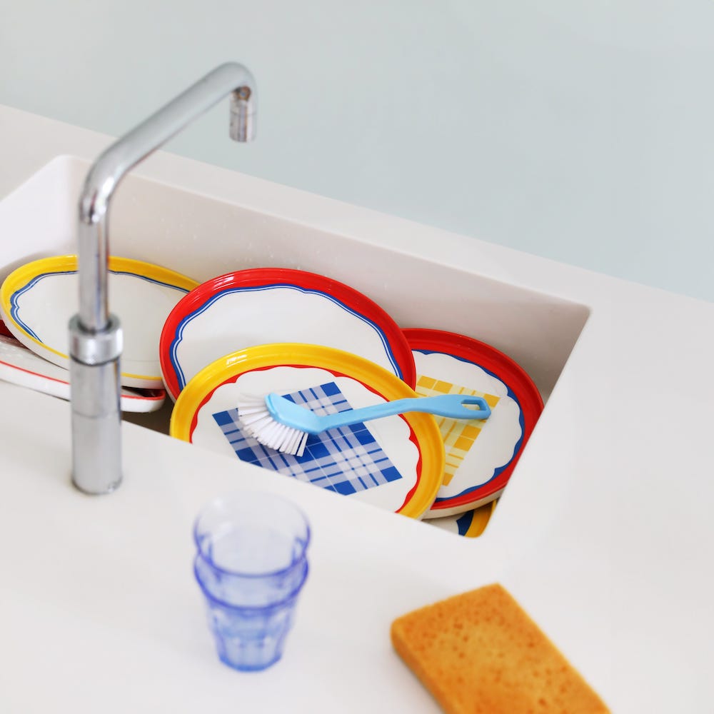 &Klevering <br>Plate Daydream Wave Yellow - Image 3