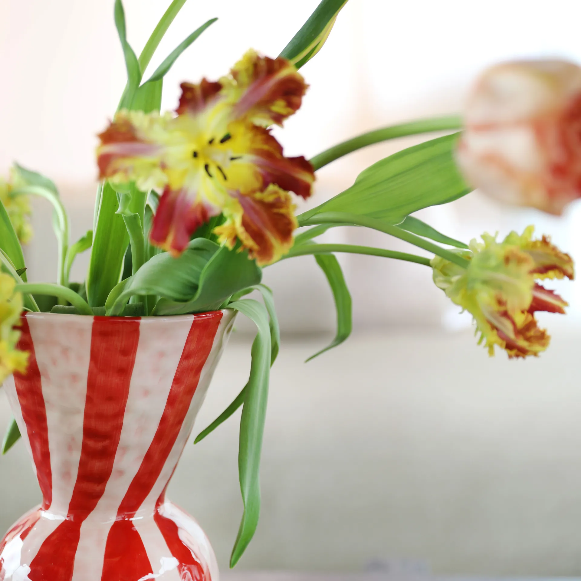 &Klevering <br>Vase Rhombic Red - Image 2