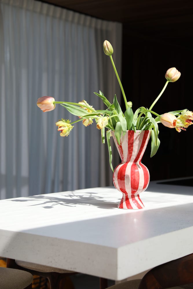 &Klevering <br>Vase Rhombic Red - Image 4
