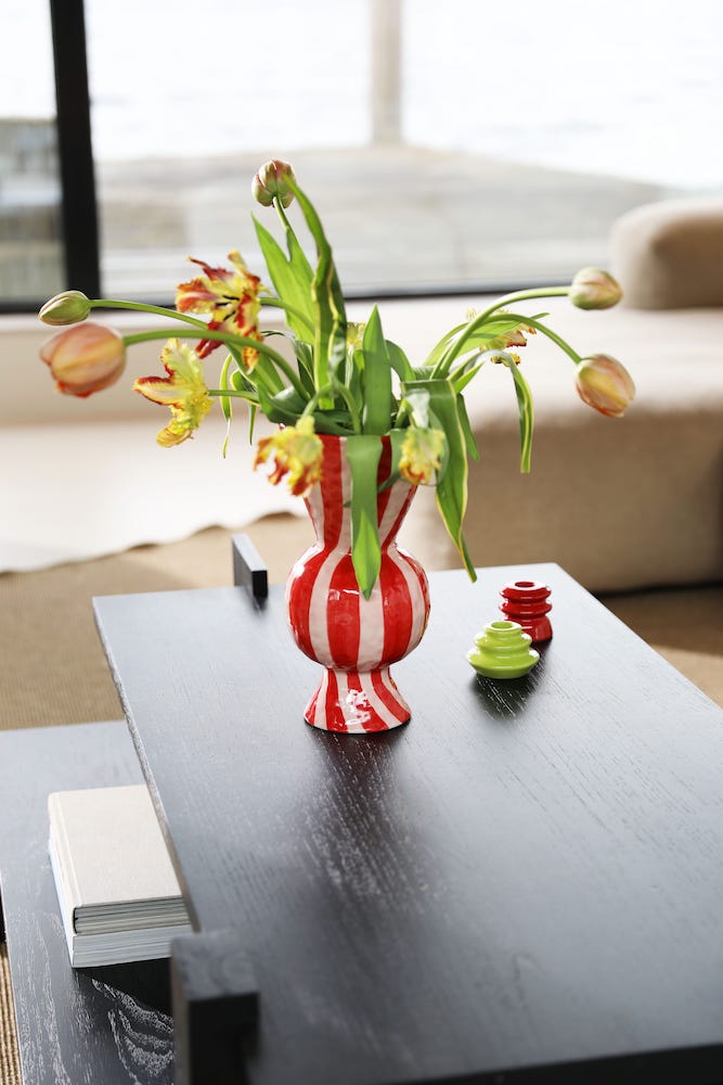 &Klevering <br>Vase Rhombic Red - Image 5