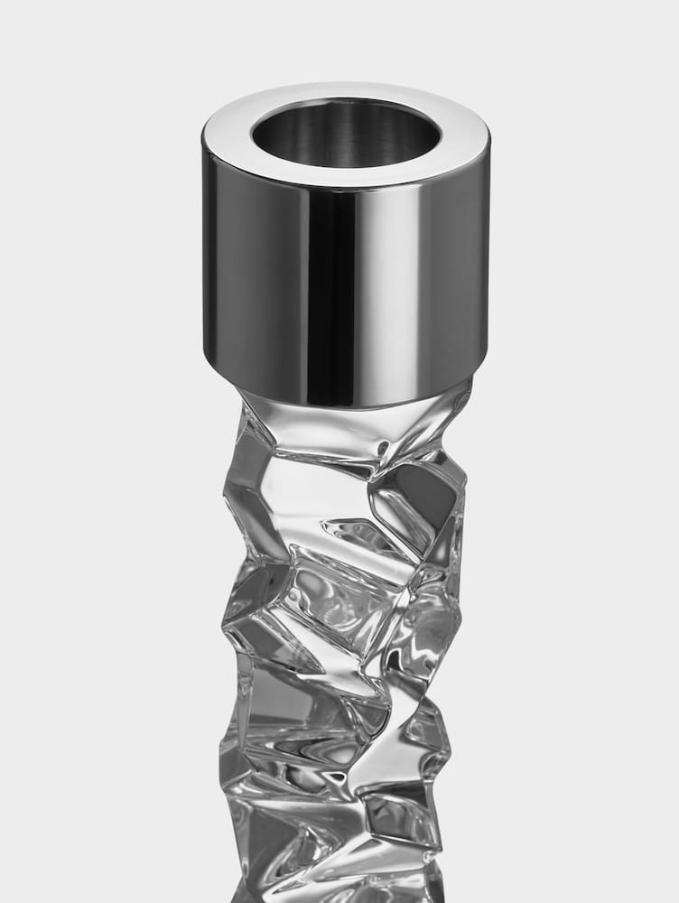 Orrefors <br>Carat Candlestand M - Set of 2 - Image 2