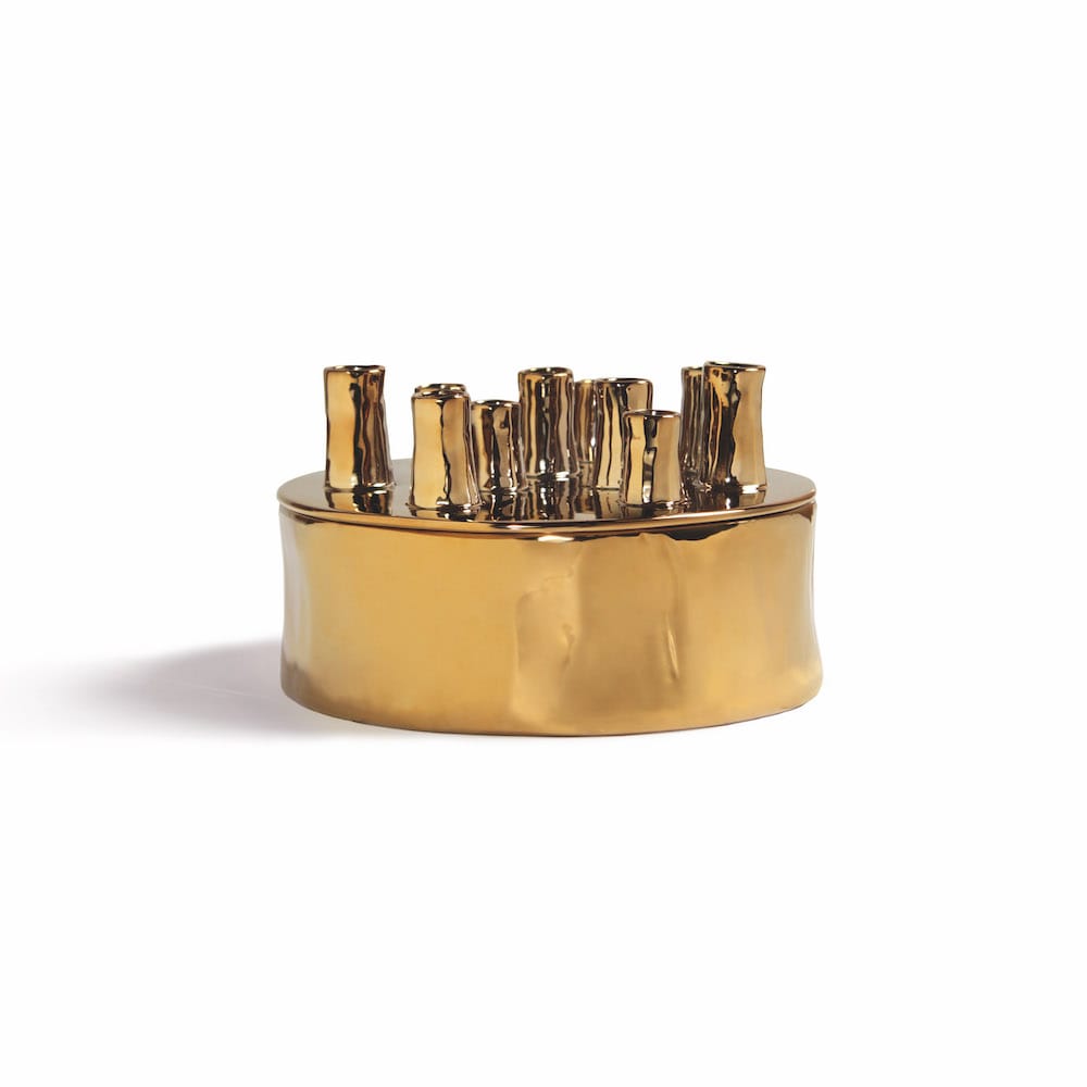 &Klevering <br>Anouk Spouts Gold Vase